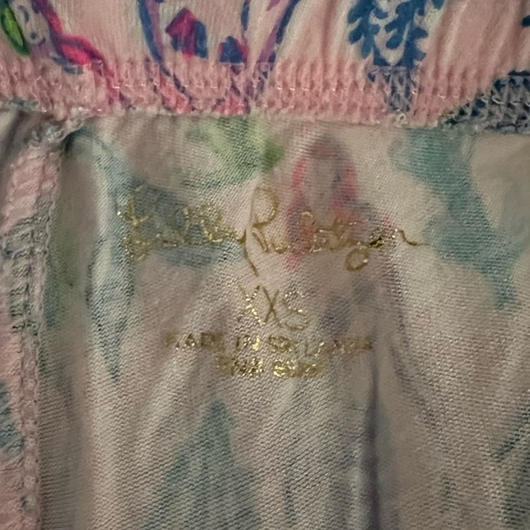 LILLY PULITZER PAJAMA PANTS IN PINK BLOSSOM GIRLS NIGHT OUT SIZE XS - Picture 8 of 14